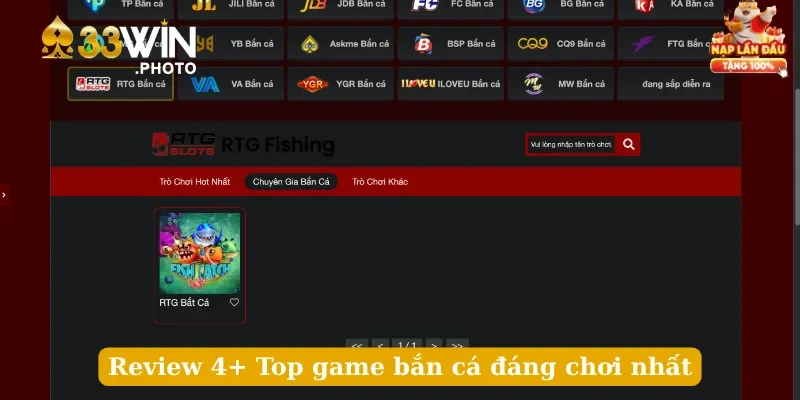 Review 4+ Top game bắn cá đáng chơi nhất